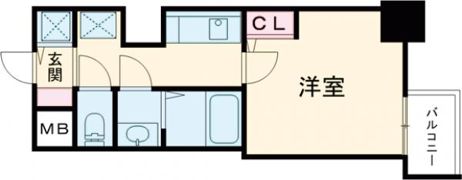 ララプレイス三宮ルミナージュの間取り画像