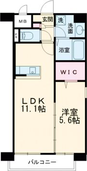 ラフレシーサ医大通りの間取り画像