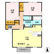 ブランメゾン Aの間取り画像