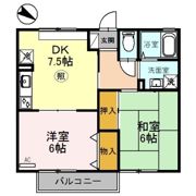 ハイツ平成の間取り画像