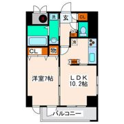 USビルの間取り画像