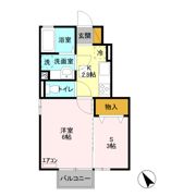 セントラル住吉 Aの間取り画像