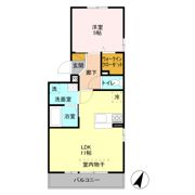 ベルレージュの間取り画像