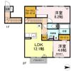 セレーノ岡本 Cの間取り画像