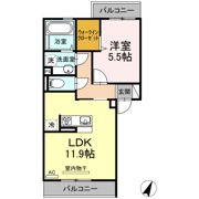 グリシーヌ長嶺の間取り画像