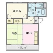 ハイツ朝日ケ丘の間取り画像
