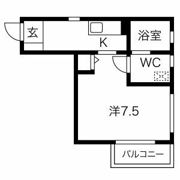 カーサアベニューナカムラの間取り画像