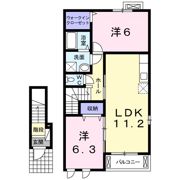 セレーノ草薙Ⅰの間取り画像