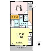 ライズ南仙台 Bの間取り画像