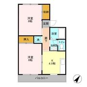 フジヴェール3番館の間取り画像