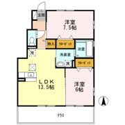 リザイア B棟の間取り画像