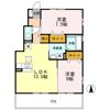 リザイア B棟の間取り画像