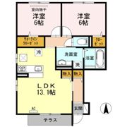 カトルセゾンの間取り画像