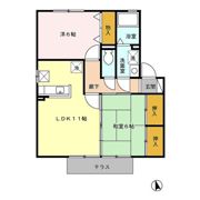 サンパル A棟の間取り画像