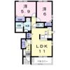 ベル プロムナードAの間取り画像
