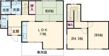 ガーデンハウス相楽かぶと台の間取り画像