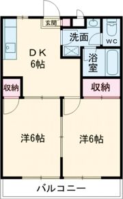 レジデンス本宮の間取り画像