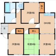 末広貸家 Bの間取り画像