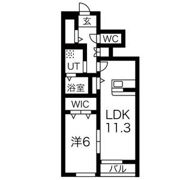 プラムツリーB棟の間取り画像