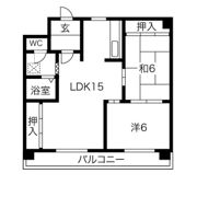 コスモハイツの間取り画像