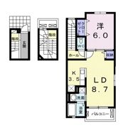 ラシアⅢの間取り画像