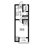クレアールの間取り画像