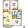 リビングタウン南仙北 Bの間取り画像