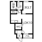 ルーベンス東の間取り画像
