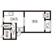 コーポ東雲(しののめ)の間取り画像