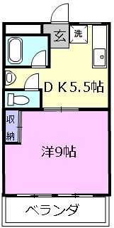 コーポカトウ Ⅰの間取り画像