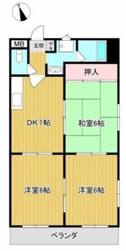 グローリアスシティヒラタの間取り画像