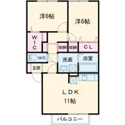ウォーター・リリーの間取り画像