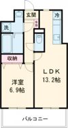 リバーサイド天神の間取り画像