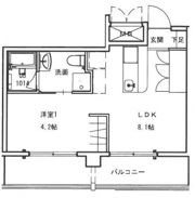 ヒルヴィスタ三滝の間取り画像