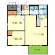 ハーベストコート伯太の間取り画像