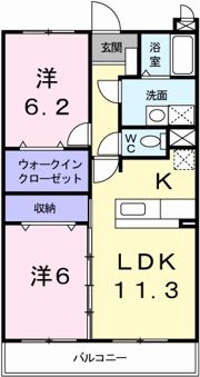 リバーサイドブライトの間取り画像