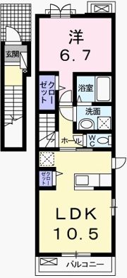 アヴニール ラ シャンブルの間取り画像