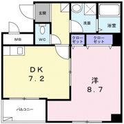 ノースハイツ藤の間取り画像