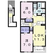 プレッソ太田Ⅲの間取り画像