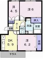 ニューエルディム小田の間取り画像