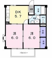 メゾンリーヴM・Kの間取り画像