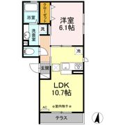 フランシーズ中通の間取り画像