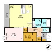 ベルクレストの間取り画像