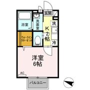 アムール元木の間取り画像