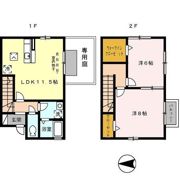 ラフィーネメゾン神野 Bの間取り画像