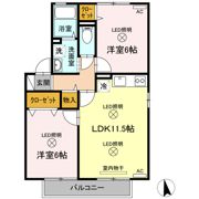 コンフォート B棟の間取り画像