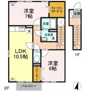 エスポワールえなみ A棟の間取り画像