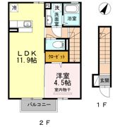 ザ スタンド ロックの間取り画像