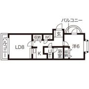 ロイヤルヒルズ鹿野 Iの間取り画像