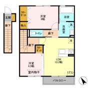 アンテ クラージュの間取り画像